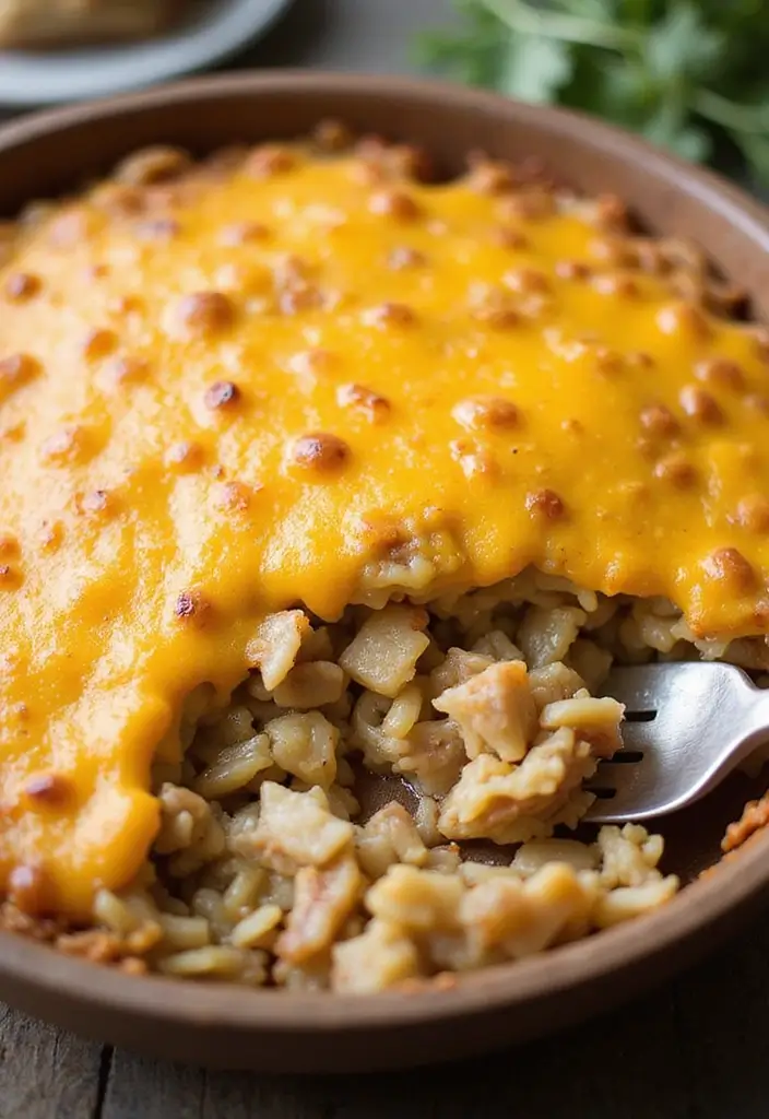 28 French Onion Chicken and Rice Bake Recipes That Are Family Favorites 10 28 French Onion Chicken and Rice Bake Recipes That Are Family Favorites - 9. Cheesy French Onion Chicken and Rice Bake