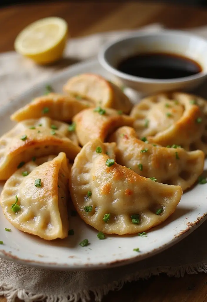 28 Lemon Garlic Chicken Bites That Are Simple & Flavorful 20 28 Lemon Garlic Chicken Bites That Are Simple & Flavorful - 19. Lemon Garlic Chicken Potstickers