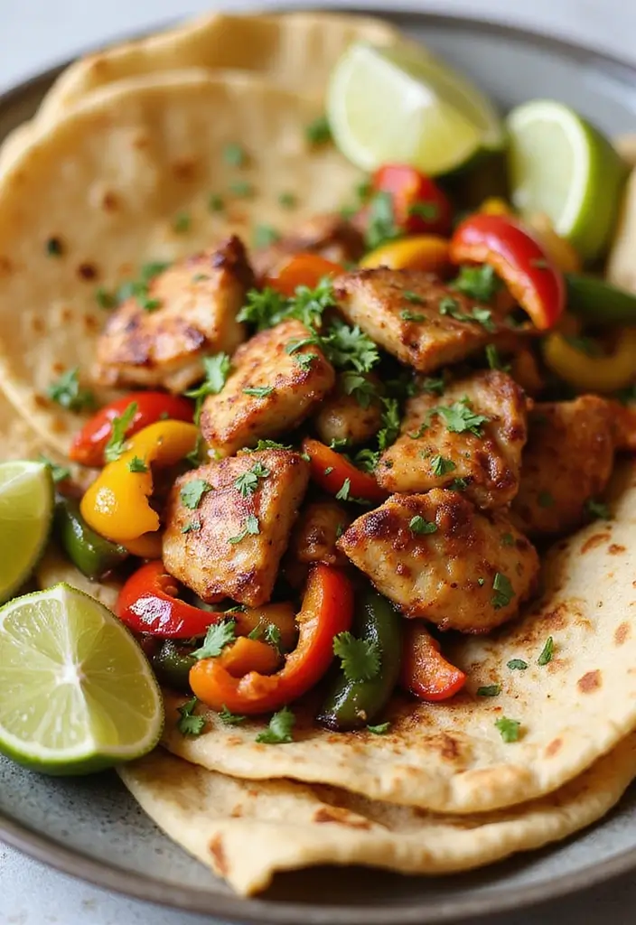 28 Lemon Garlic Chicken Bites That Are Simple & Flavorful 23 28 Lemon Garlic Chicken Bites That Are Simple & Flavorful - 22. Lemon Garlic Chicken Fajitas