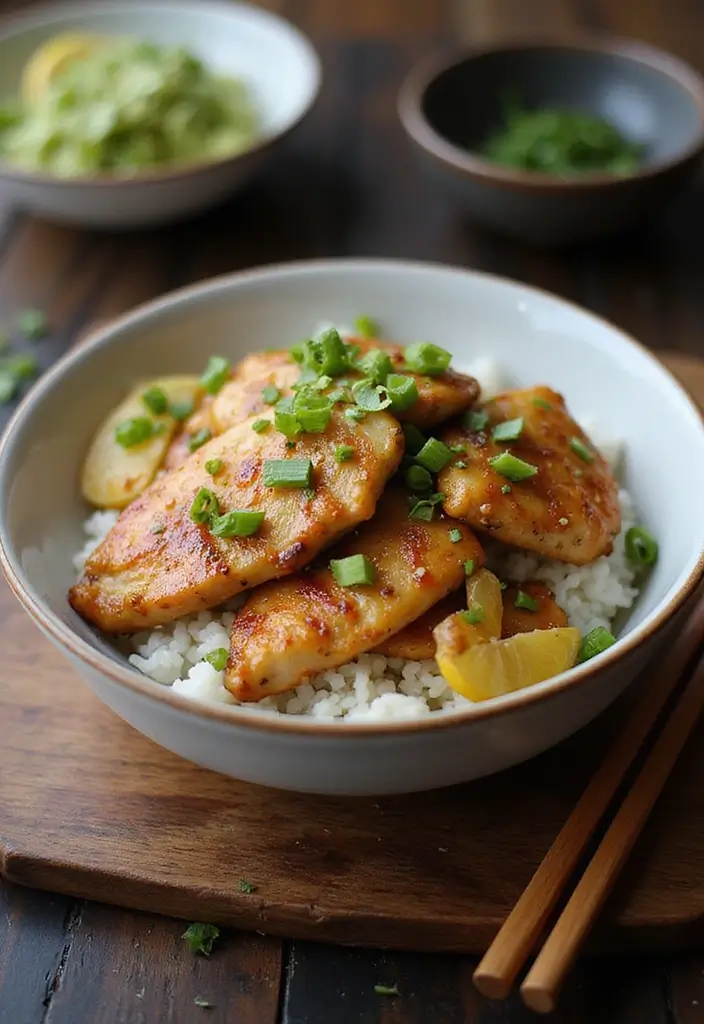 28 Lemon Garlic Chicken Bites That Are Simple & Flavorful 27 28 Lemon Garlic Chicken Bites That Are Simple & Flavorful - 26. Lemon Garlic Chicken Donburi