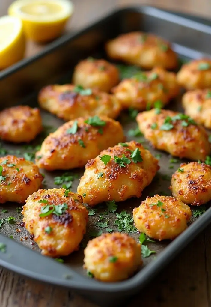 28 Lemon Garlic Chicken Bites That Are Simple & Flavorful 4 28 Lemon Garlic Chicken Bites That Are Simple & Flavorful - 3. Baked Lemon Garlic Chicken Bites