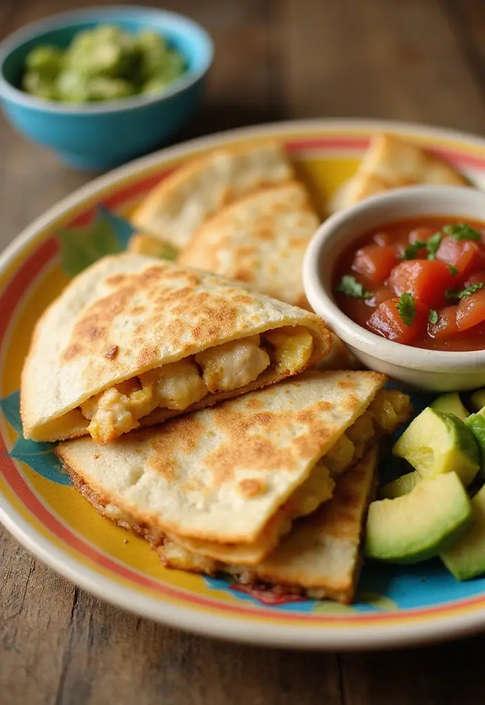 28 Lemon Garlic Chicken Bites That Are Simple & Flavorful 7 28 Lemon Garlic Chicken Bites That Are Simple & Flavorful - 6. Lemon Garlic Chicken Quesadillas