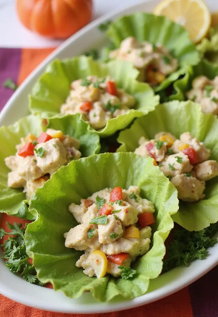 28 Lemon Garlic Chicken Bites That Are Simple & Flavorful 8 28 Lemon Garlic Chicken Bites That Are Simple & Flavorful - 7. Lemon Garlic Chicken Salad Bites
