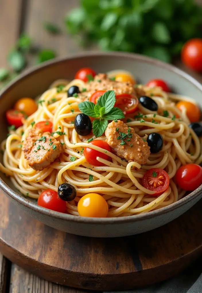 28 Million Dollar Chicken Spaghetti Recipes That Are Cheesy Comfort 14 28 Million Dollar Chicken Spaghetti Recipes That Are Cheesy Comfort - 13. Mediterranean Million Dollar Chicken Spaghetti