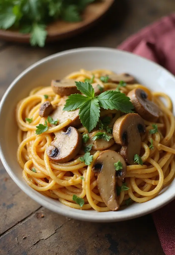 28 Million Dollar Chicken Spaghetti Recipes That Are Cheesy Comfort 17 28 Million Dollar Chicken Spaghetti Recipes That Are Cheesy Comfort - 16. Vegan Mushroom Million Dollar Chicken Spaghetti