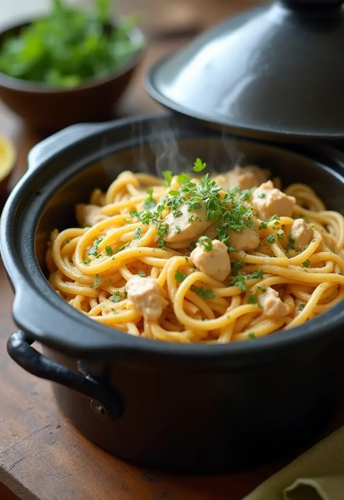 28 Million Dollar Chicken Spaghetti Recipes That Are Cheesy Comfort 5 28 Million Dollar Chicken Spaghetti Recipes That Are Cheesy Comfort - 4. Slow Cooker Million Dollar Chicken Spaghetti