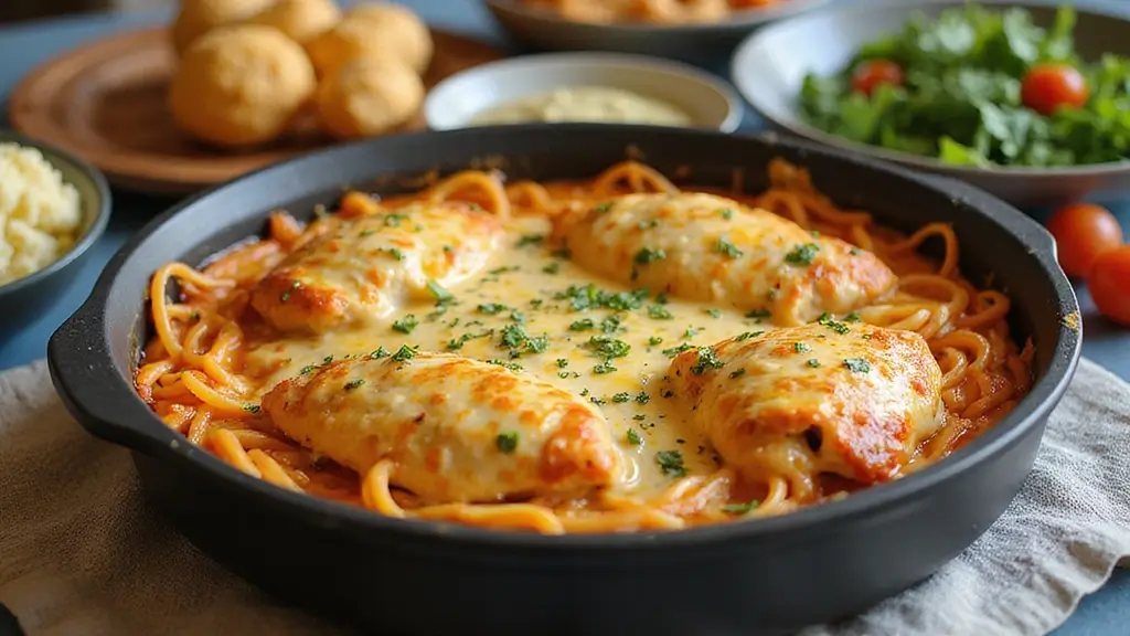 28 Million Dollar Chicken Spaghetti Recipes That Are Cheesy Comfort 8 28 Million Dollar Chicken Spaghetti Recipes That Are Cheesy Comfort