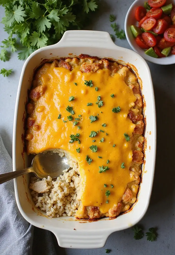 28 Minute Rice Chicken Casserole Recipes That Are Fast & Filling 2 28 Minute Rice Chicken Casserole Recipes That Are Fast & Filling - 1. Cheesy Chicken & Rice Casserole