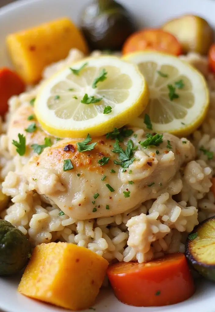 28 Minute Rice Chicken Casserole Recipes That Are Fast & Filling 16 28 Minute Rice Chicken Casserole Recipes That Are Fast & Filling - 15. Lemon Herb Chicken & Rice Casserole