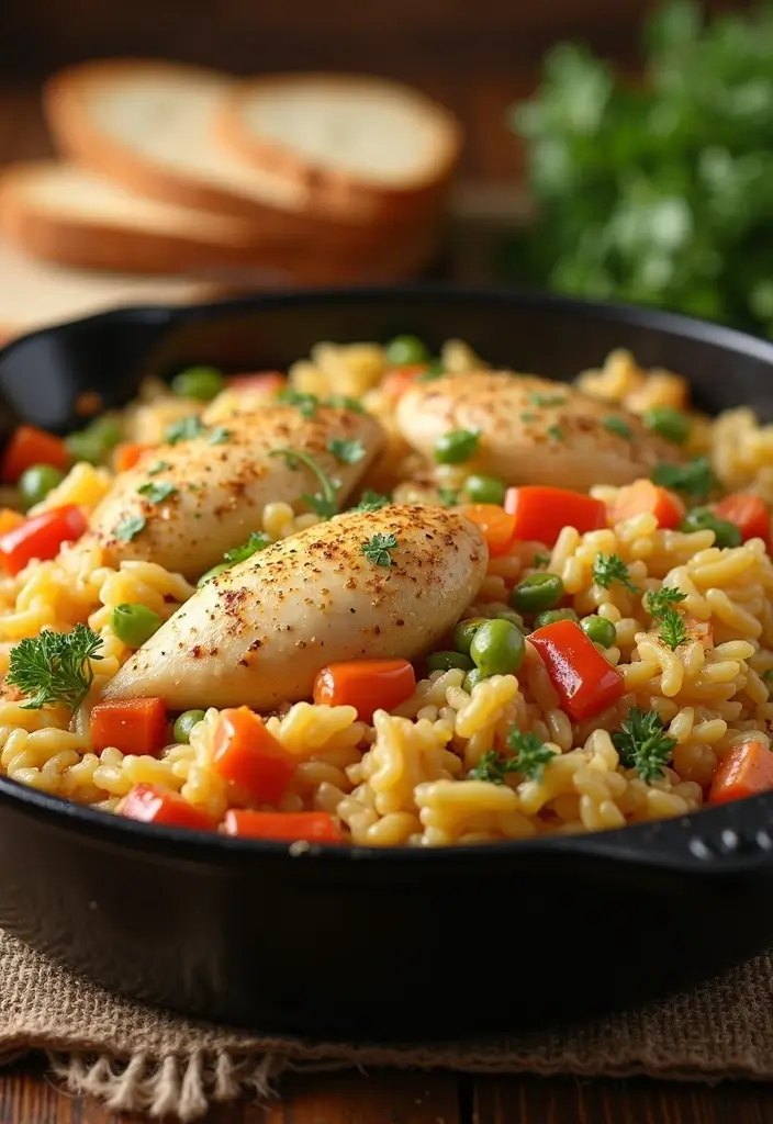 28 Minute Rice Chicken Casserole Recipes That Are Fast & Filling 18 28 Minute Rice Chicken Casserole Recipes That Are Fast & Filling - 17. Chicken & Rice Casserole with Mixed Vegetables