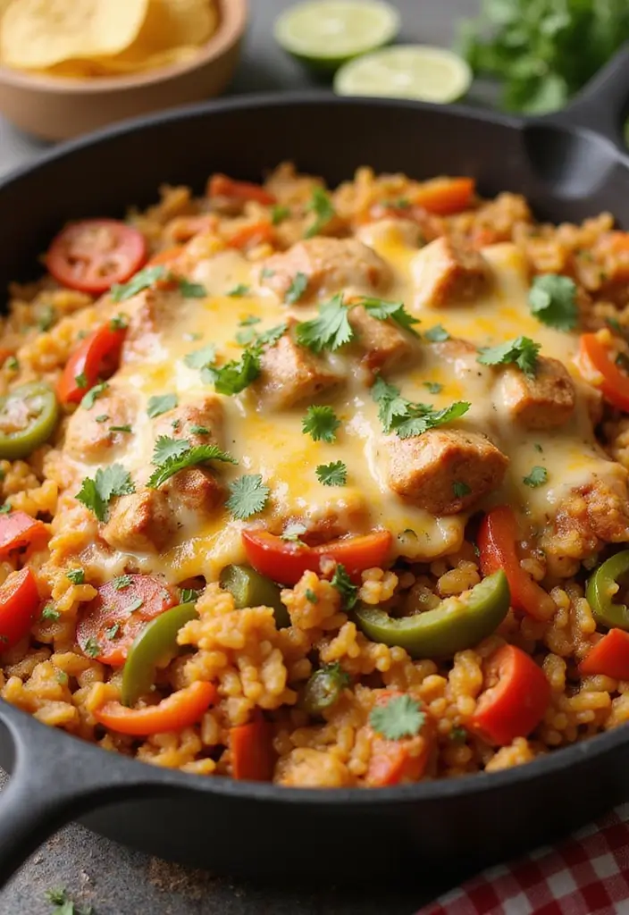 28 Minute Rice Chicken Casserole Recipes That Are Fast & Filling 19 28 Minute Rice Chicken Casserole Recipes That Are Fast & Filling - 18. Chicken & Rice Fajita Casserole