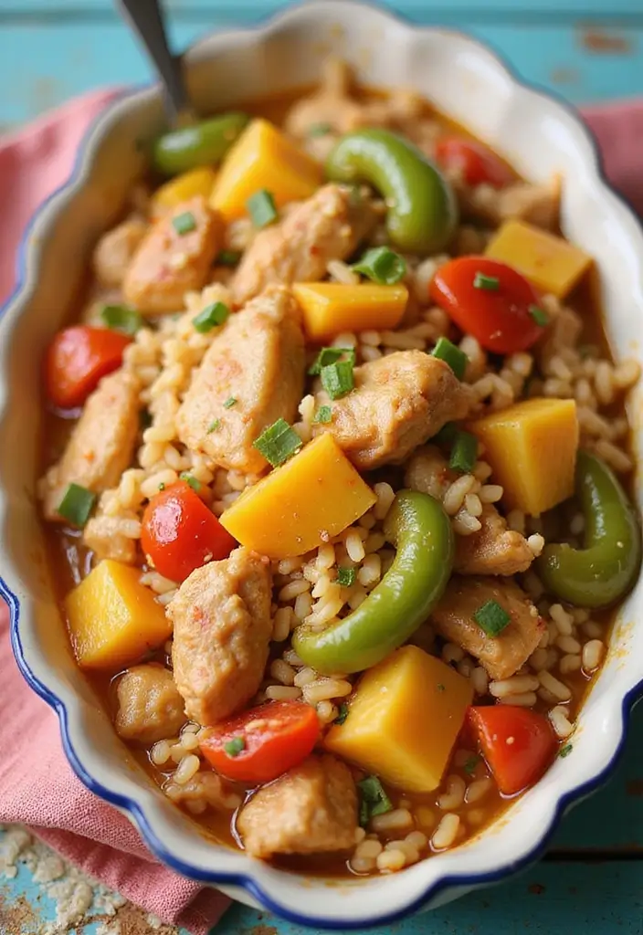 28 Minute Rice Chicken Casserole Recipes That Are Fast & Filling 25 28 Minute Rice Chicken Casserole Recipes That Are Fast & Filling - 24. Sweet and Sour Chicken Rice Casserole