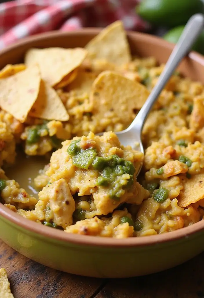 28 Minute Rice Chicken Casserole Recipes That Are Fast & Filling 29 28 Minute Rice Chicken Casserole Recipes That Are Fast & Filling - 28. Chicken & Rice with Salsa Verde Casserole