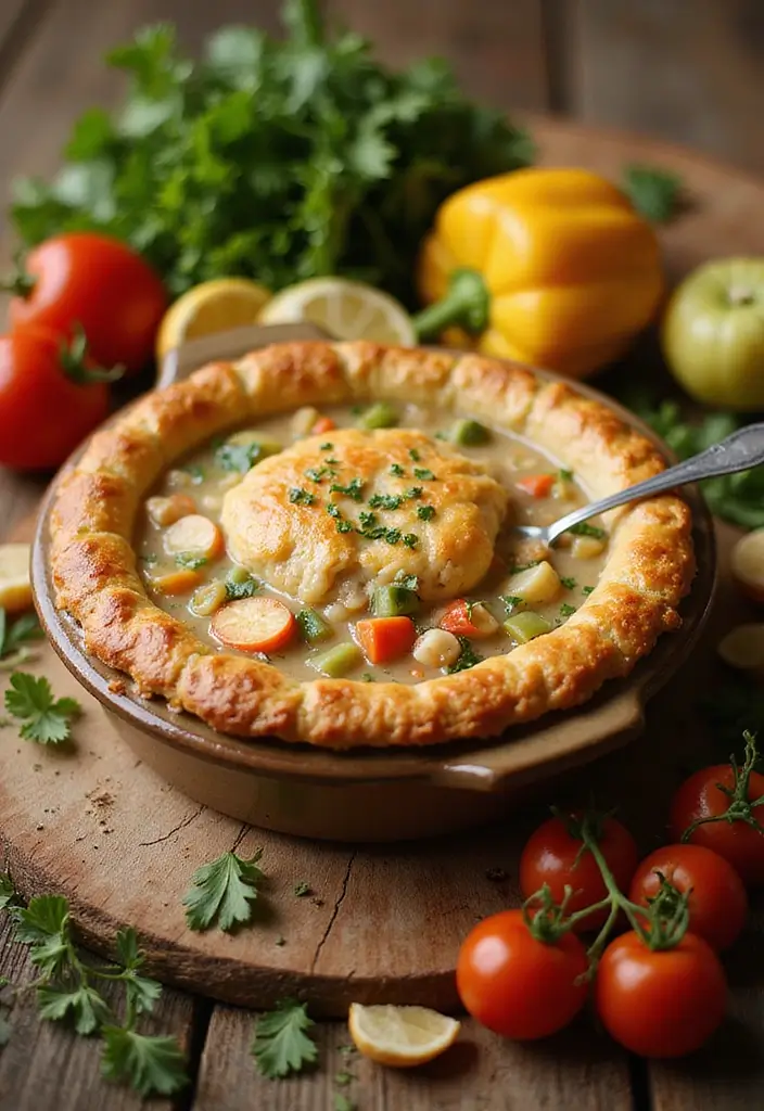 28 Red Lobster Biscuit Chicken Pot Pie Recipes That Are Buttery Bliss 16 28 Red Lobster Biscuit Chicken Pot Pie Recipes That Are Buttery Bliss - 15. Rustic Vegetable Red Lobster Chicken Pot Pie