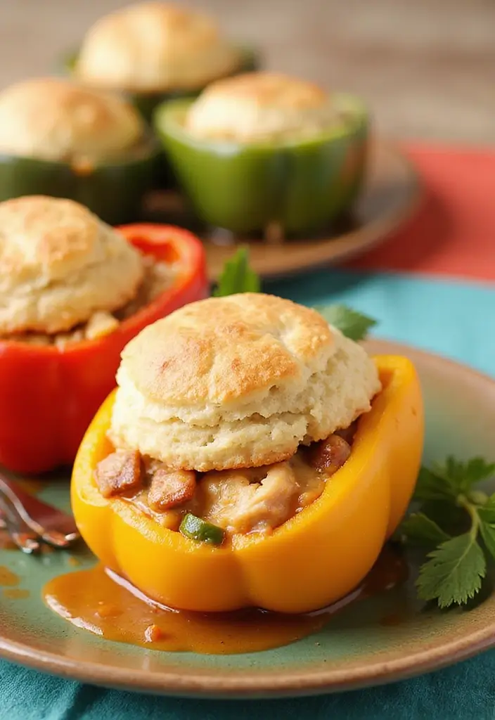 28 Red Lobster Biscuit Chicken Pot Pie Recipes That Are Buttery Bliss 21 28 Red Lobster Biscuit Chicken Pot Pie Recipes That Are Buttery Bliss - 20. Stuffed Bell Pepper Red Lobster Pot Pie