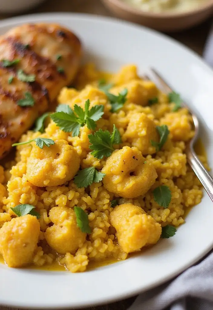 28 Rice Side Dishes for Chicken That Complete Every Meal 27 28 Rice Side Dishes for Chicken That Complete Every Meal - 26. Curry Cauliflower Rice