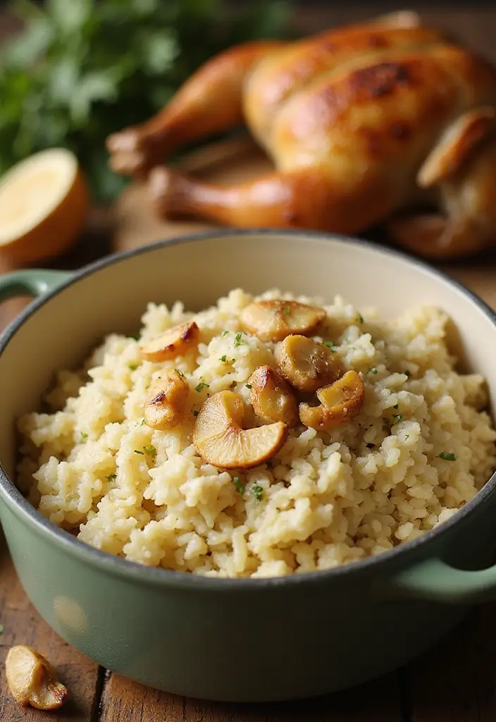 28 Rice Side Dishes for Chicken That Complete Every Meal 4 28 Rice Side Dishes for Chicken That Complete Every Meal - 3. Garlic Butter Rice