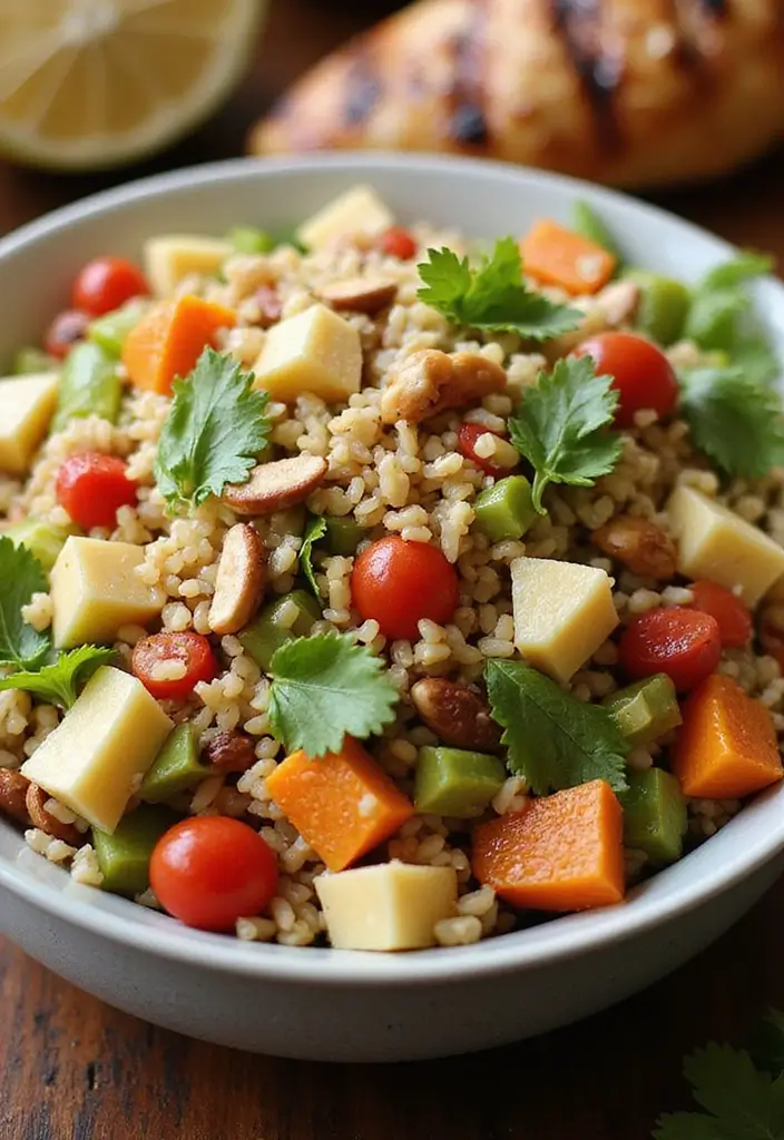 28 Rice Side Dishes for Chicken That Complete Every Meal 9 28 Rice Side Dishes for Chicken That Complete Every Meal - 8. Wild Rice Salad