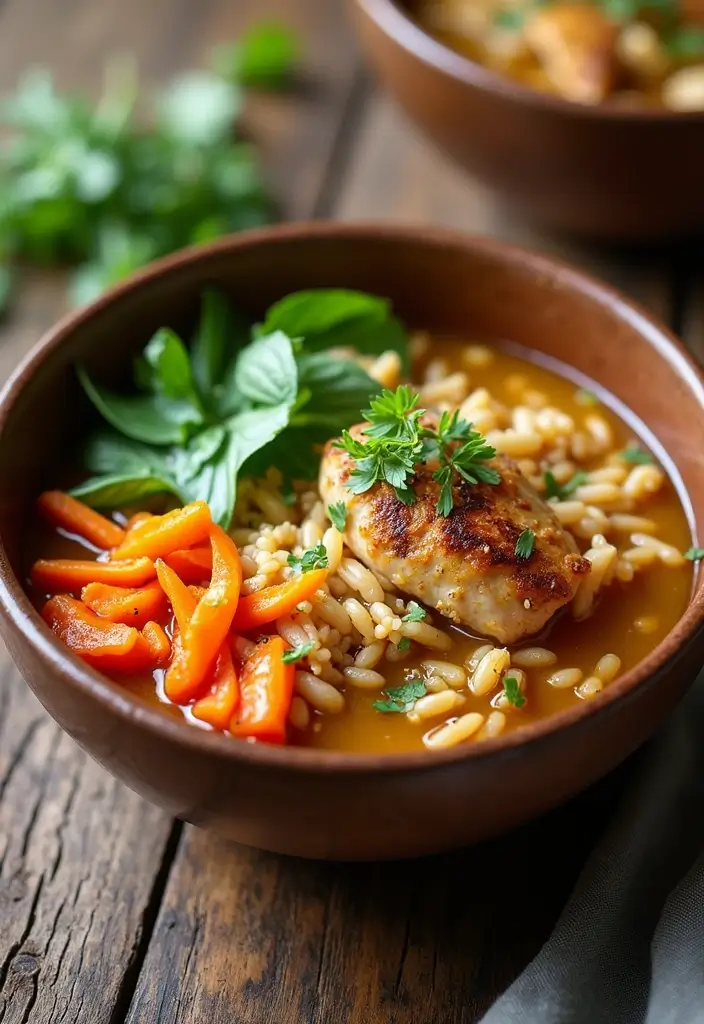 28 Rotisserie Chicken Noodle Soup Recipes That Heal & Comfort 11 28 Rotisserie Chicken Noodle Soup Recipes That Heal & Comfort - 10. Rustic Wild Rice Rotisserie Chicken Noodle Soup