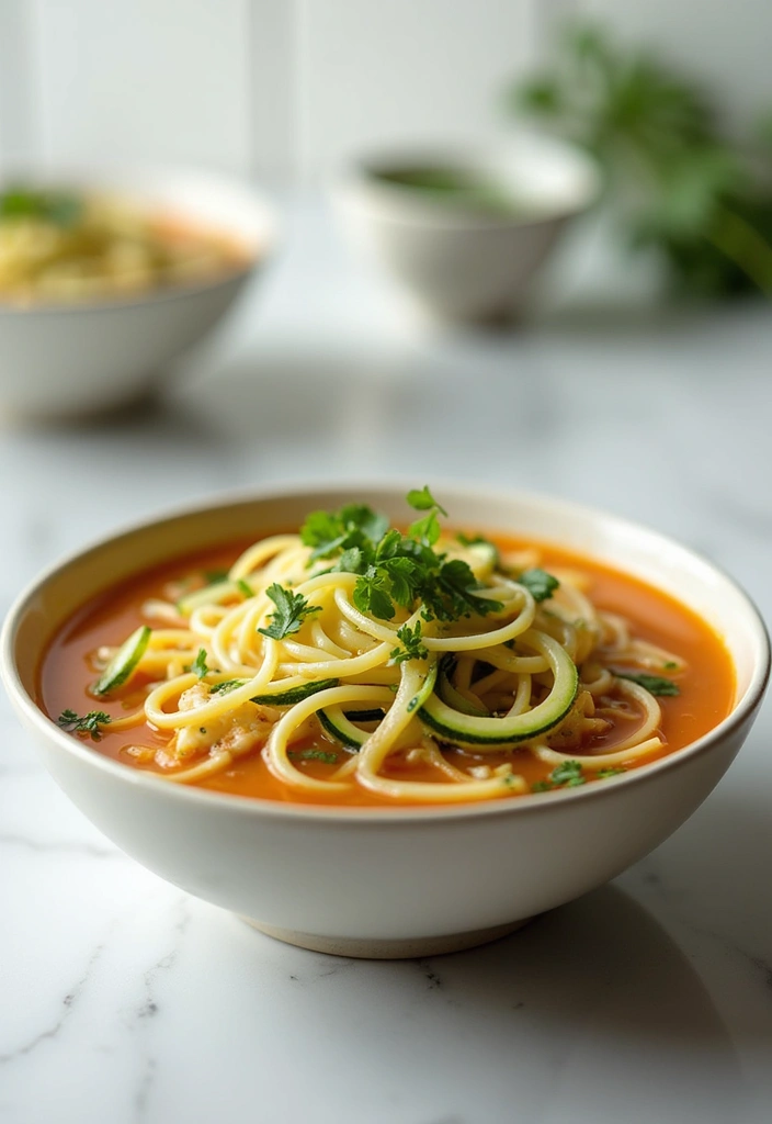 28 Rotisserie Chicken Noodle Soup Recipes That Heal & Comfort 28 28 Rotisserie Chicken Noodle Soup Recipes That Heal & Comfort - 27. Zucchini Noodle Rotisserie Chicken Noodle Soup