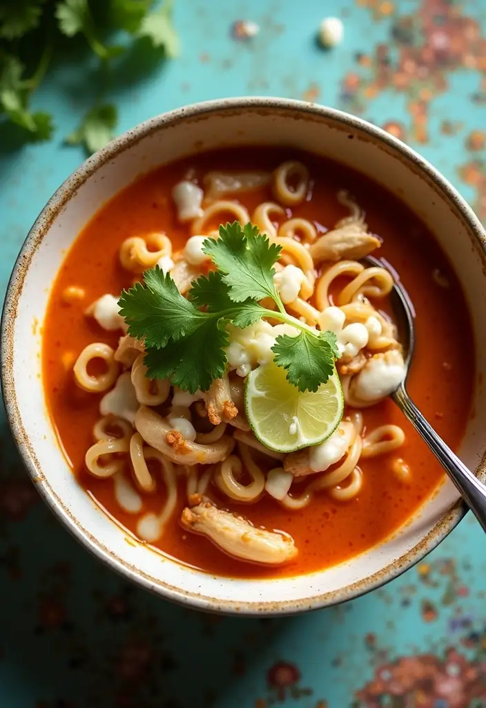 28 Rotisserie Chicken Noodle Soup Recipes That Heal & Comfort 4 28 Rotisserie Chicken Noodle Soup Recipes That Heal & Comfort - 3. Spicy Chipotle Rotisserie Chicken Noodle Soup