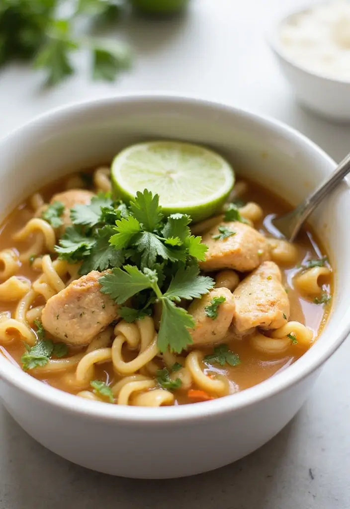 28 Rotisserie Chicken Noodle Soup Recipes That Heal & Comfort 7 28 Rotisserie Chicken Noodle Soup Recipes That Heal & Comfort - 6. Cilantro-Lime Rotisserie Chicken Noodle Soup