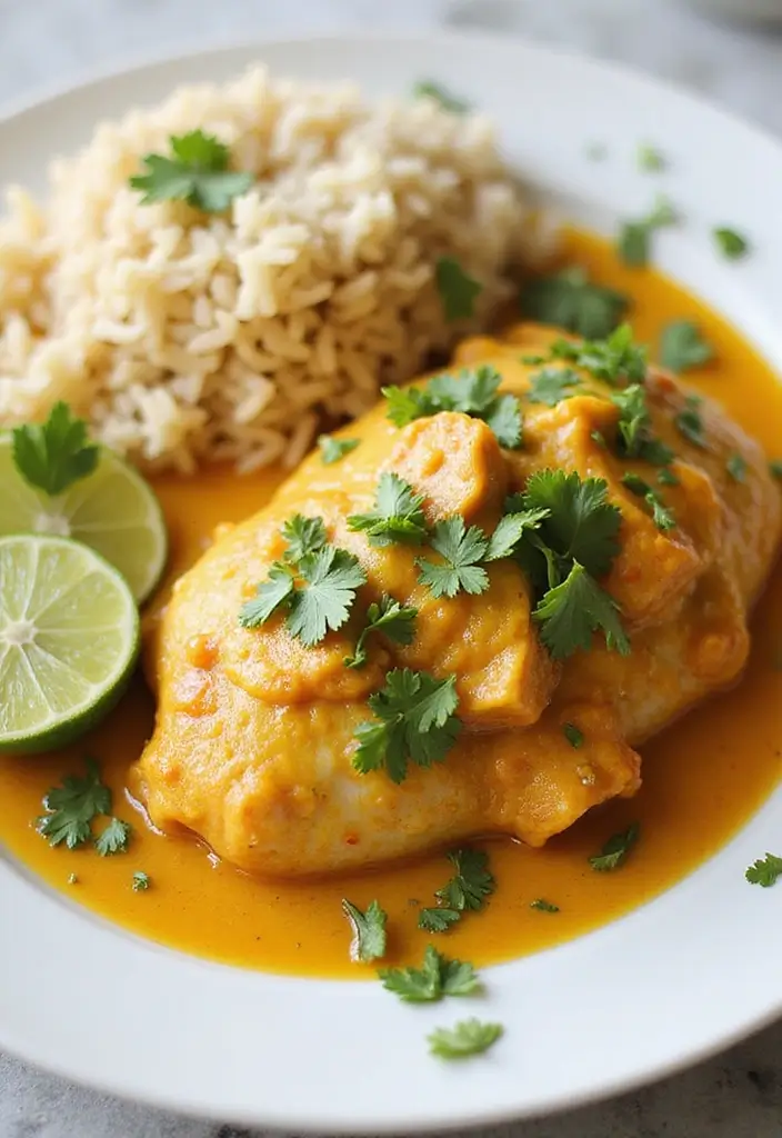 28 Ruth's Chris Stuffed Chicken Recipes That Feel Restaurant-Quality 16 28 Ruth's Chris Stuffed Chicken Recipes That Feel Restaurant-Quality - 15. Curry and Coconut Stuffed Chicken