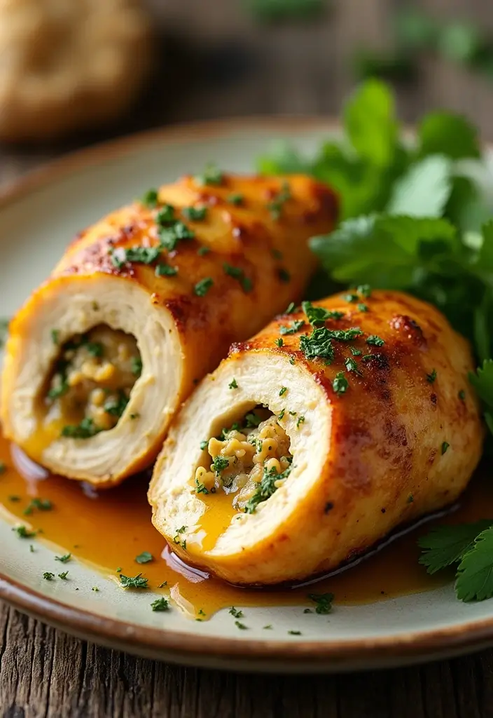 28 Ruth's Chris Stuffed Chicken Recipes That Feel Restaurant-Quality 27 28 Ruth's Chris Stuffed Chicken Recipes That Feel Restaurant-Quality - 26. Honey Mustard and Herb Stuffed Chicken