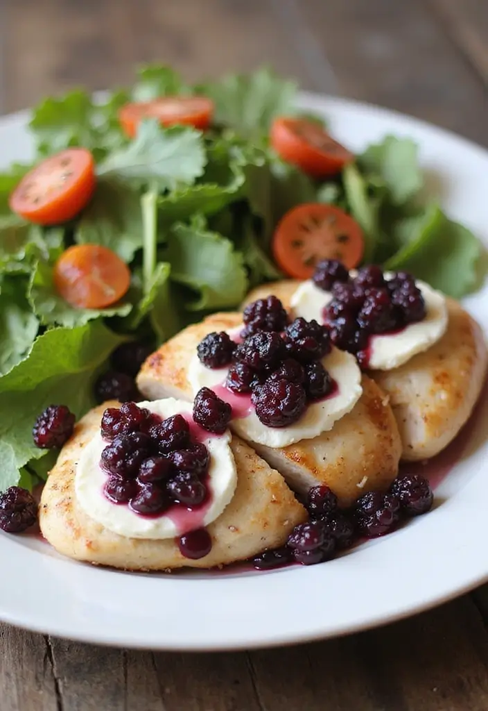 28 Ruth's Chris Stuffed Chicken Recipes That Feel Restaurant-Quality 29 28 Ruth's Chris Stuffed Chicken Recipes That Feel Restaurant-Quality - 28. Blackberry and Goat Cheese Stuffed Chicken