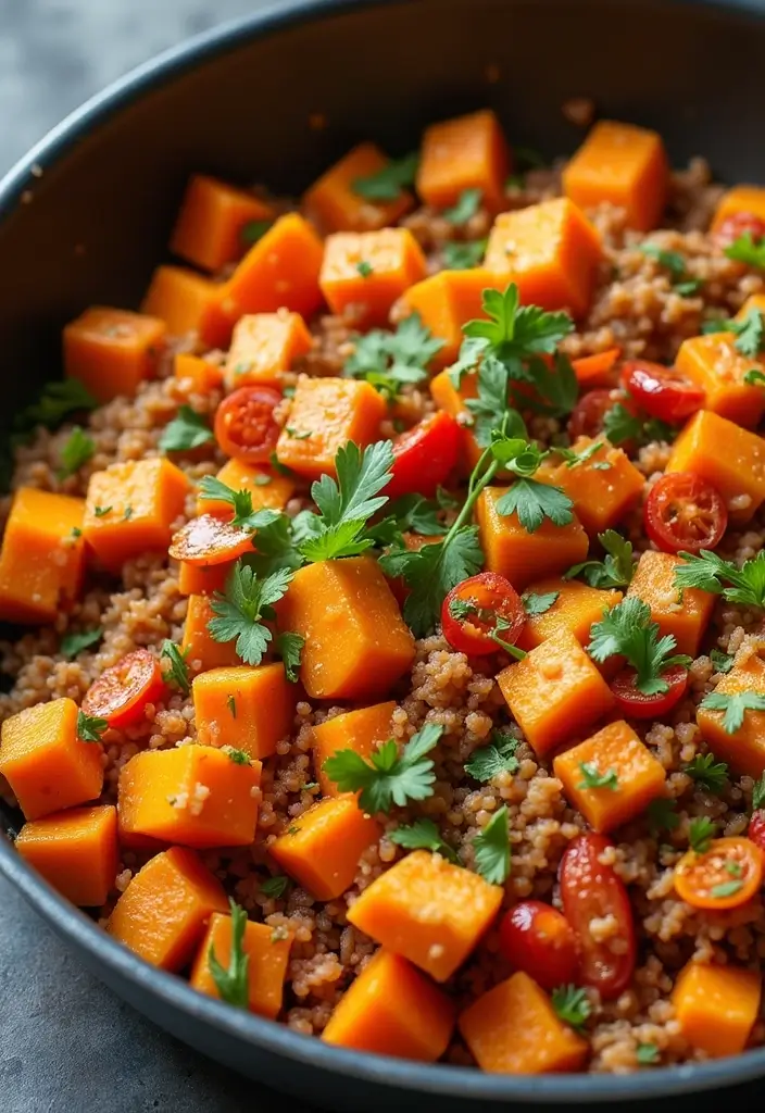 29 Chicken Mince Recipes Healthy and Full of Protein 14 29 Chicken Mince Recipes Healthy and Full of Protein - 13. Chicken Mince and Sweet Potato Skillet