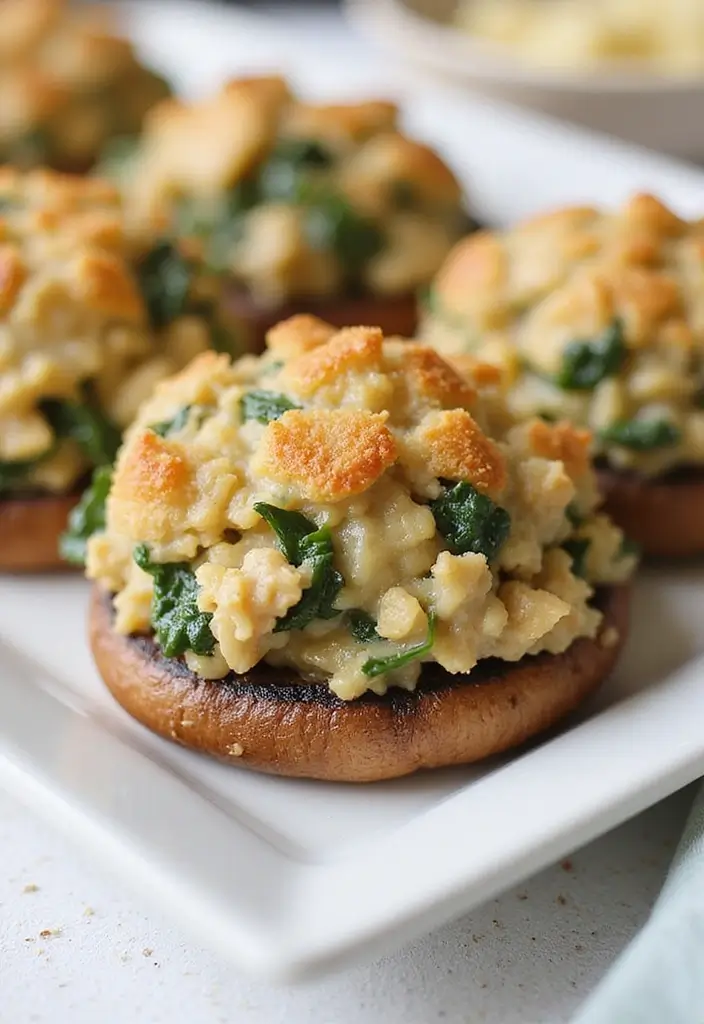 29 Chicken Mince Recipes Healthy and Full of Protein 17 29 Chicken Mince Recipes Healthy and Full of Protein - 16. Chicken Mince and Spinach Stuffed Mushrooms