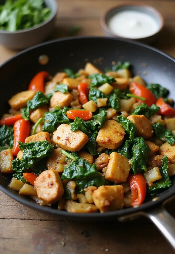 29 Chicken and Spinach Recipes That Are Healthy & Creamy 14 29 Chicken and Spinach Recipes That Are Healthy & Creamy - 13. Spinach Chicken Stir-Fry