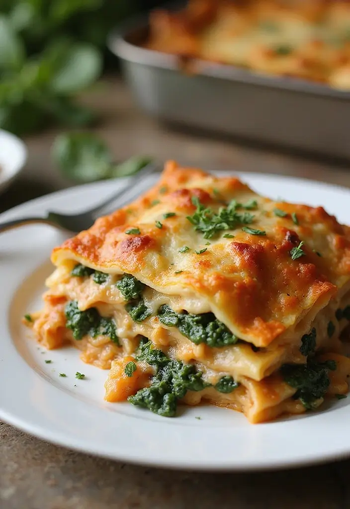 29 Chicken and Spinach Recipes That Are Healthy & Creamy 21 29 Chicken and Spinach Recipes That Are Healthy & Creamy - 20. Chicken and Spinach Lasagna