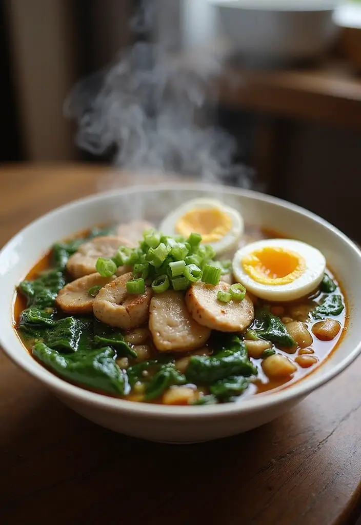 29 Chicken and Spinach Recipes That Are Healthy & Creamy 28 29 Chicken and Spinach Recipes That Are Healthy & Creamy - 27. Spinach and Chicken Ramen