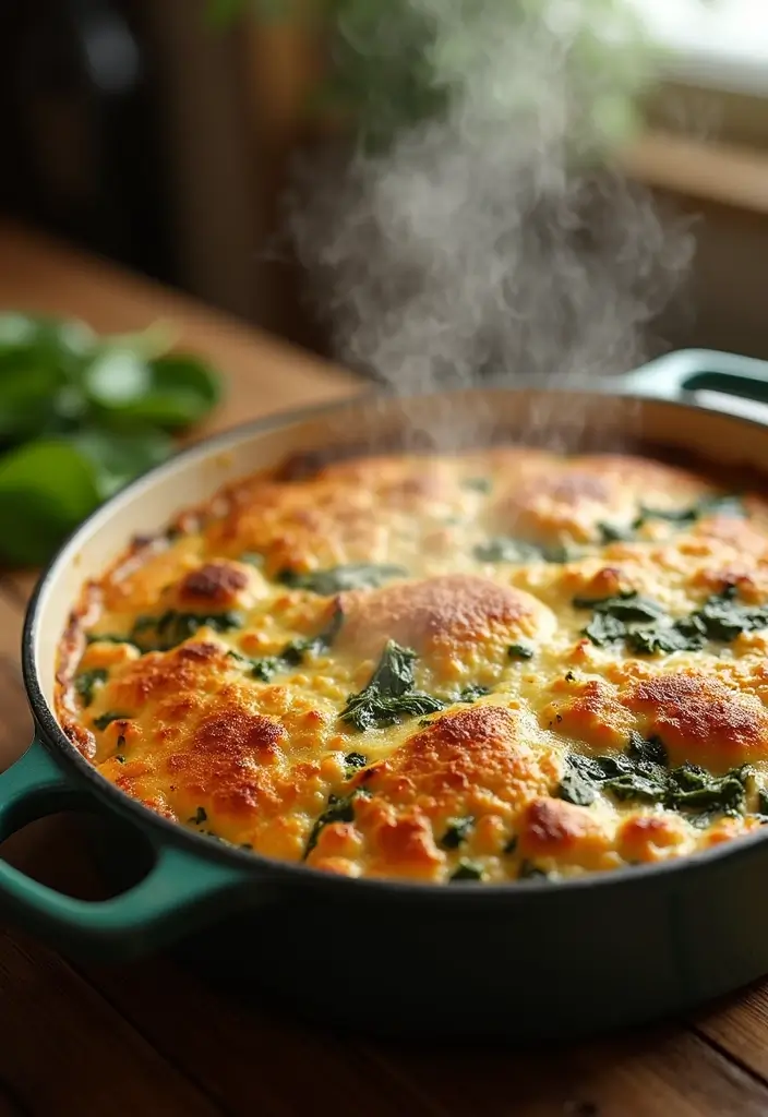 29 Chicken and Spinach Recipes That Are Healthy & Creamy 4 29 Chicken and Spinach Recipes That Are Healthy & Creamy - 3. Chicken and Spinach Casserole