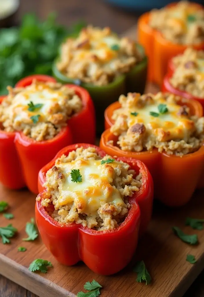 29 Chicken and Stuffing Recipes That Feel Holiday Ready 4 29 Chicken and Stuffing Recipes That Feel Holiday Ready - 3. Chicken and Stuffing Stuffed Peppers