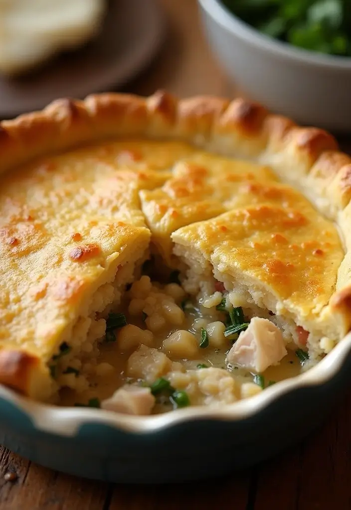 29 Chicken and Stuffing Recipes That Feel Holiday Ready 8 29 Chicken and Stuffing Recipes That Feel Holiday Ready - 7. Rustic Chicken and Stuffing Pot Pie