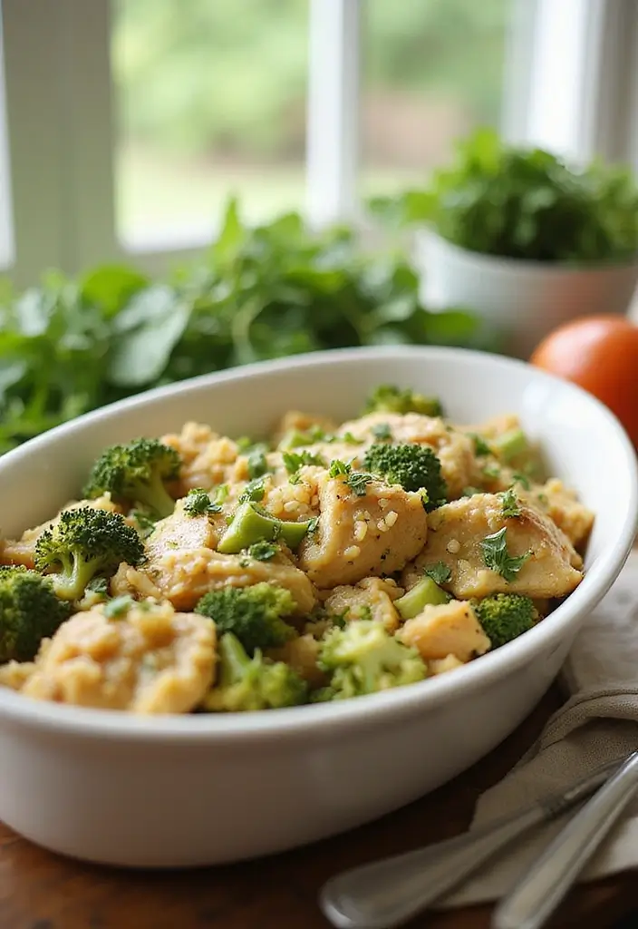 29 Easy Chicken Broccoli Rice Casserole Recipes That Feel Like Home 16 29 Easy Chicken Broccoli Rice Casserole Recipes That Feel Like Home - 15. Herb-Infused Chicken Broccoli Rice Casserole