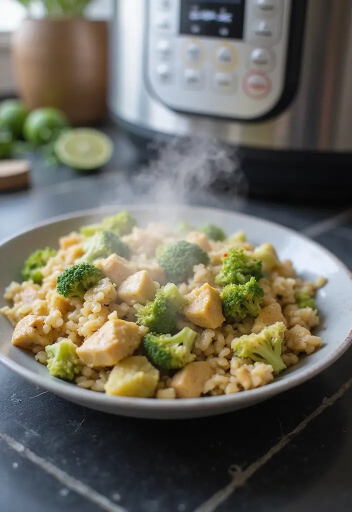 29 Easy Chicken Broccoli Rice Casserole Recipes That Feel Like Home 20 29 Easy Chicken Broccoli Rice Casserole Recipes That Feel Like Home - 19. Instant Pot Chicken Broccoli Rice Casserole