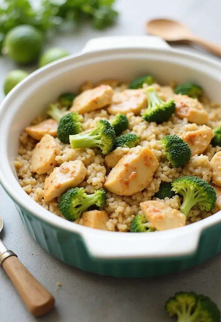 29 Easy Chicken Broccoli Rice Casserole Recipes That Feel Like Home 3 29 Easy Chicken Broccoli Rice Casserole Recipes That Feel Like Home - 2. Healthier Chicken Broccoli Rice Casserole