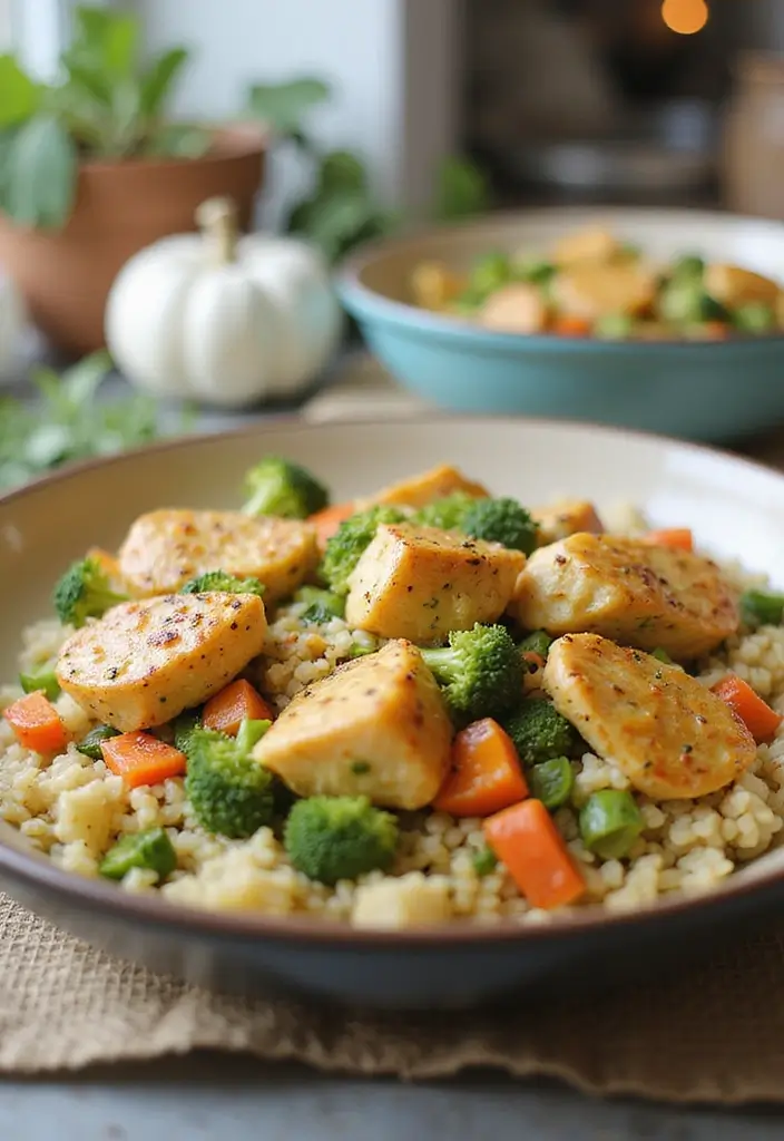 29 Easy Chicken Broccoli Rice Casserole Recipes That Feel Like Home 27 29 Easy Chicken Broccoli Rice Casserole Recipes That Feel Like Home - 26. Vegetarian Chicken Broccoli Rice Casserole
