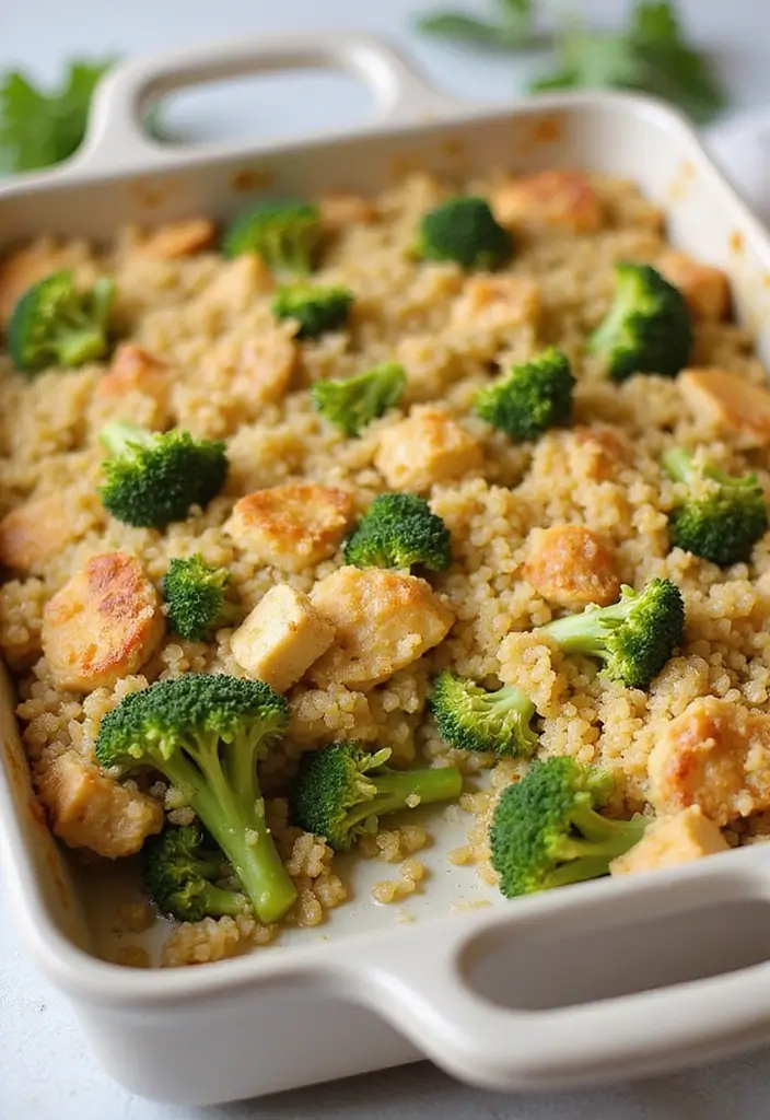 29 Easy Chicken Broccoli Rice Casserole Recipes That Feel Like Home 29 29 Easy Chicken Broccoli Rice Casserole Recipes That Feel Like Home - 28. Savory Chicken Broccoli Rice Casserole with Quinoa