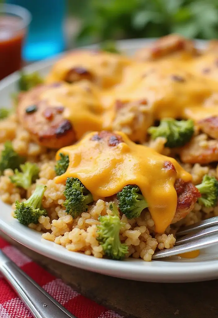 29 Easy Chicken Broccoli Rice Casserole Recipes That Feel Like Home 9 29 Easy Chicken Broccoli Rice Casserole Recipes That Feel Like Home - 8. BBQ Chicken Broccoli Rice Casserole
