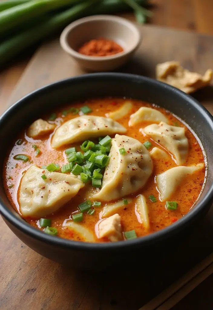 29 Easy Chicken Dumpling Recipes That Feel Homemade & Hearty 4 29 Easy Chicken Dumpling Recipes That Feel Homemade & Hearty - 3. Spicy Chicken Dumpling Soup