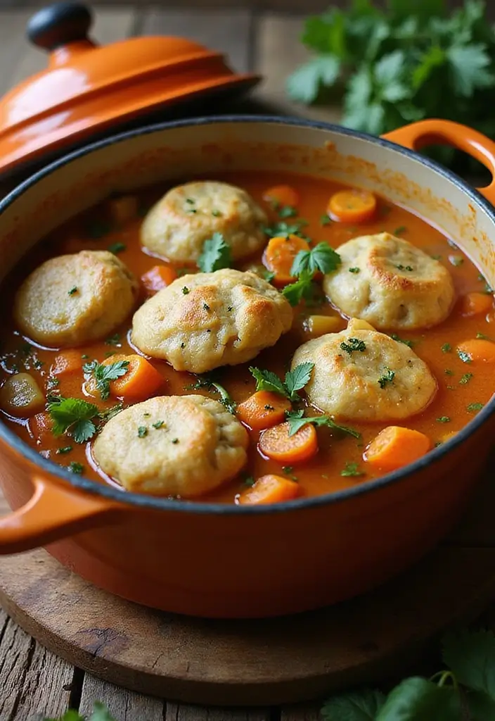 29 Easy Chicken Dumpling Recipes That Feel Homemade & Hearty 9 29 Easy Chicken Dumpling Recipes That Feel Homemade & Hearty - 8. Rustic Chicken and Herb Dumpling Stew