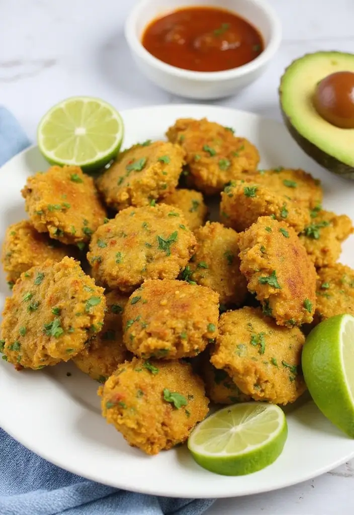 29 Easy Chicken Nugget Recipes That Feel Fun & Crispy 14 29 Easy Chicken Nugget Recipes That Feel Fun & Crispy - 13. Cilantro Lime Chicken Nuggets
