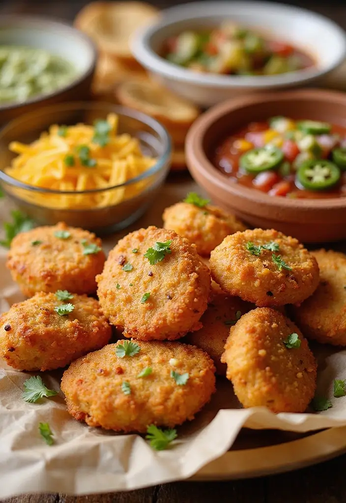 29 Easy Chicken Nugget Recipes That Feel Fun & Crispy 15 29 Easy Chicken Nugget Recipes That Feel Fun & Crispy - 14. Taco Chicken Nuggets