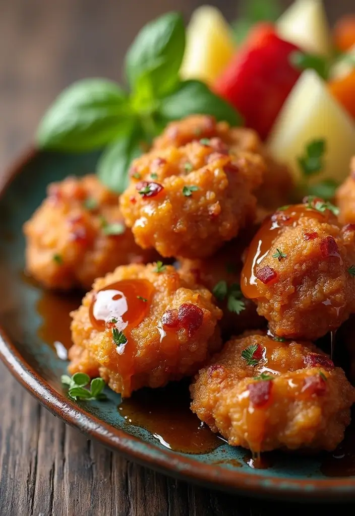 29 Easy Chicken Nugget Recipes That Feel Fun & Crispy - 19. Maple Bacon Chicken Nuggets