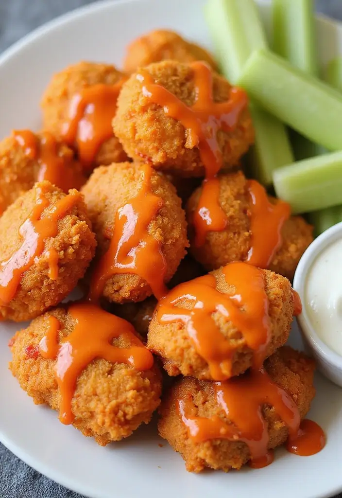 29 Easy Chicken Nugget Recipes That Feel Fun & Crispy 3 29 Easy Chicken Nugget Recipes That Feel Fun & Crispy - 2. Spicy Buffalo Chicken Nuggets
