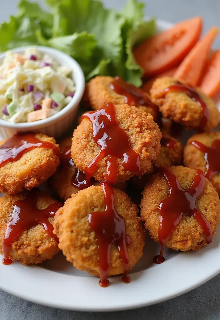 29 Easy Chicken Nugget Recipes That Feel Fun & Crispy - 5. BBQ Chicken Nuggets